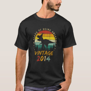 Kinder 9 Jahre alt Dinosaurier Phantastisch seit 2 T-Shirt