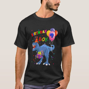 Kinder 9 Jahre alt Ich bin 9. Geburtstag Boy Dinos T-Shirt