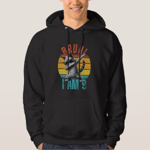 Kinder 9 Jahre alt Katzenbruh Es ist mein 9. Gebur Hoodie