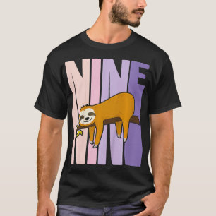 Kinder 9 Jahre alt Niedliche Schlampe Geburtstagsk T-Shirt