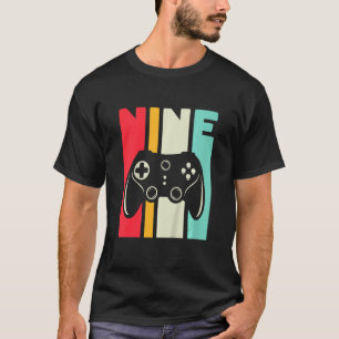 Kinder 9 Jahre alt Video Game Controller 9 Jahre a T-Shirt