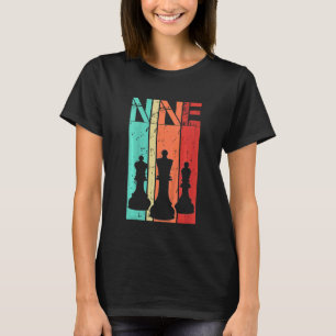 Kinder 9 Jahre alter Schach Spieler Geburtstag Jun T-Shirt