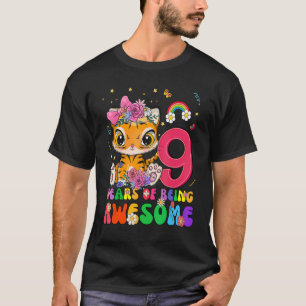 Kinder 9 Jahre Jungen Mädchen Mädchen Teens Niedli T-Shirt