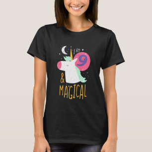 Kinder 9 und magische Mädchen neunte Geburtstagspa T-Shirt