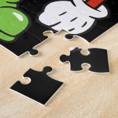 Kinder ABC Alphabet Apple Black Puzzle (Seite)