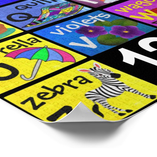 Kinder ABC Poster (Ecke)