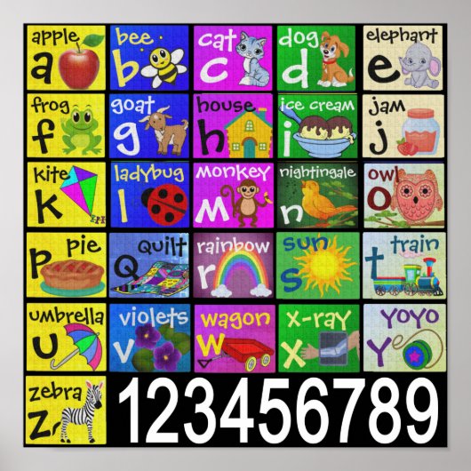 Kinder ABC Poster (Vorne)