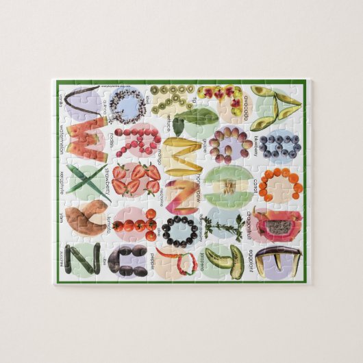 Kinder ABC Puzzle Erziehung und Niedlich Alphabet (Horizontal)