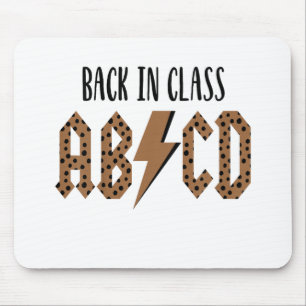 Kinder ABCD Zurück in die Klasse Kleinkind Erster Mousepad