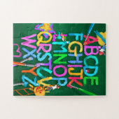 Kinder ABCs Alphabet Jigsaw Puzzle (Horizontal)