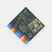 Kinder Abschluss der Grundschule Serviette (Ecke)