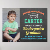 Kinder Abschluss Kindergarten oder Foto der Vorsch Poster (Vorne)