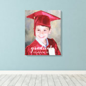 Kinder Abschluss Leinwanddruck (Insitu (Holzboden))