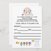 Kinder-Abschluss Semi - individuelle Einladung (Vorne/Hinten)
