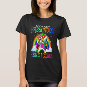 Kinder achte drauf, Vorschule ich komme Cute Dabb T-Shirt