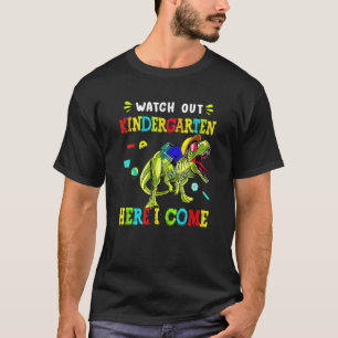 Kinder achten auf Kindergarten Süßer Dinosaurier Z T-Shirt