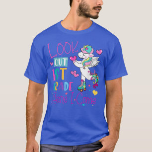 Kinder Achtung 1. Klasse Hier Komme Ich Einhorn  T-Shirt