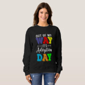 Kinder Adoptiveltern Kinder Adoptionstag Pflege Sweatshirt (Vorne ganz)