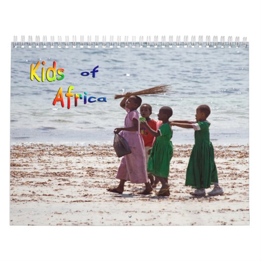 KINDER AFRIKANISCHER Mauerkalender Kalender (Titelbild)