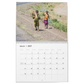 KINDER AFRIKANISCHER Mauerkalender Kalender (Mär 2027)