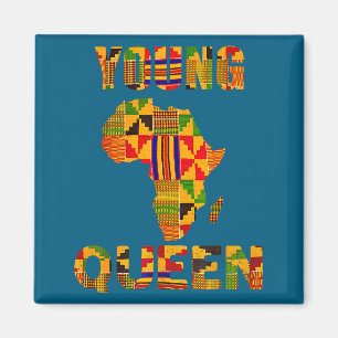 Kinder Afrikanisches Kente Afroamerikanisch Magnet