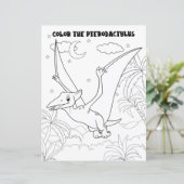 Kinder Aktivität Niedlich Spaß Dinosaurier Farbsei (Stehend Vorderseite)