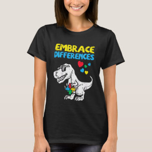 Kinder akzeptieren Unterschiede Dino Kleinkind Jun T-Shirt