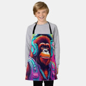 Kinder All-over Print-Schürze, kleine 24"x20"-Schü Schürze (Getragen)