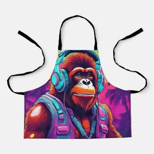 Kinder All-over Print-Schürze, kleine 24"x20"-Schü Schürze (Vorderseite)