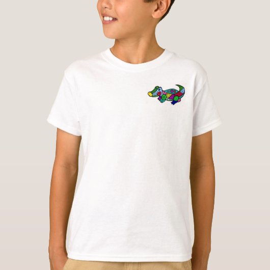 Kinder Alligator T - Shirt (Vorderseite)