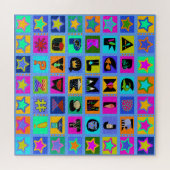 KINDER ALPHABET LETTER QUILT PUZZLE (Horizontal)