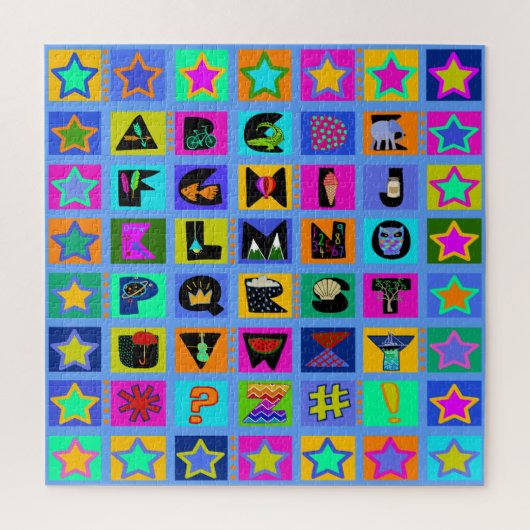 KINDER ALPHABET LETTER QUILT PUZZLE (Vertikal)
