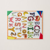 Kinder Alphabet Puzzle Niedlich ABC (Horizontal)