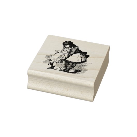 Kinder Alte Schwestern lieben Familie Gummistempel (Stempel)