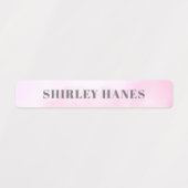 Kinder | Ältere Eltern rosafarbene Kleidung Etiketten (Design 1)