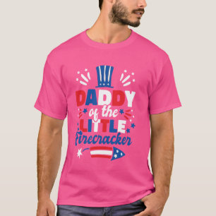 Kinder am 4. Juli Papa des kleinen Firecracker A T-Shirt