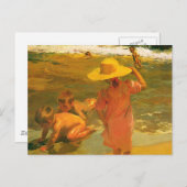 Kinder am Meer - Joaquín Sorolla Postkarte (Vorne/Hinten)
