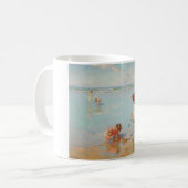 Kinder am Meer (Sommerstrand) Kaffeetasse (Vorderseite Links)