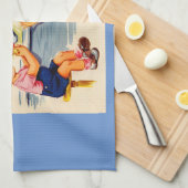 Kinder am Seidenbrunnen Handtuch (Viertel Falte)