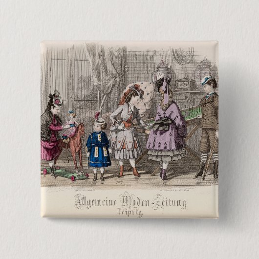 Kinder am Spiel Button (Vorderseite)