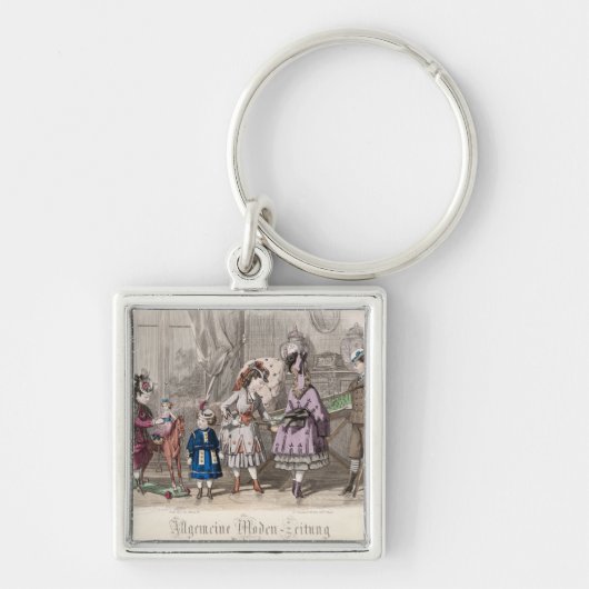 Kinder am Spiel Schlüsselanhänger (Vorne)