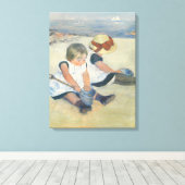 Kinder am Strand, 1884 Leinwanddruck (Insitu (Holzboden))