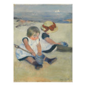Kinder am Strand, 1884 Poster (Vorderseite)