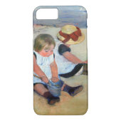 Kinder am Strand, Cassatt Case-Mate iPhone Hülle (Rückseite)
