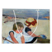 Kinder am Strand, Cassatt Große Geschenktüte (Rückseite)