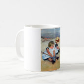 Kinder am Strand, Cassatt Kaffeetasse (Vorderseite Links)