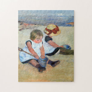 Kinder am Strand, Cassatt Puzzle