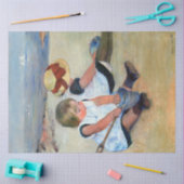 Kinder am Strand, Cassatt Seidenpapier (Basteln)