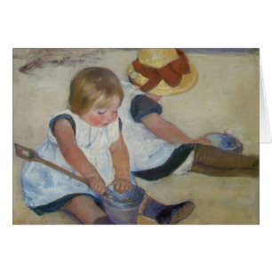 Kinder am Strand, Mary Cassatt