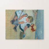 Kinder am Strand | Mary Cassatt Jigsaw Puzzle (Horizontal)